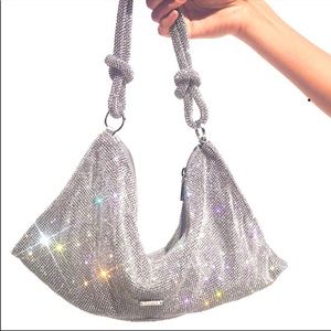 $498⬇️ NWT CULT GAIA SILVER HERA MINI SHOULDER BAG